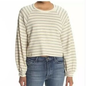 Lush S long sleeve crop sweater NWTS